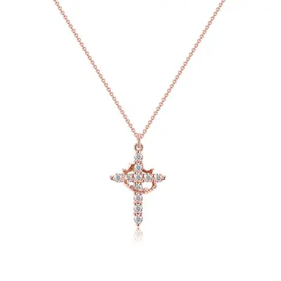 Crown Cross Necklace - Image 4
