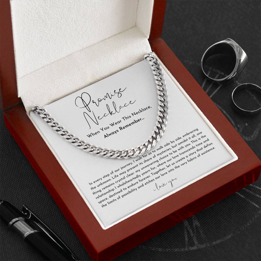 Promise Necklace For Him - Image 4