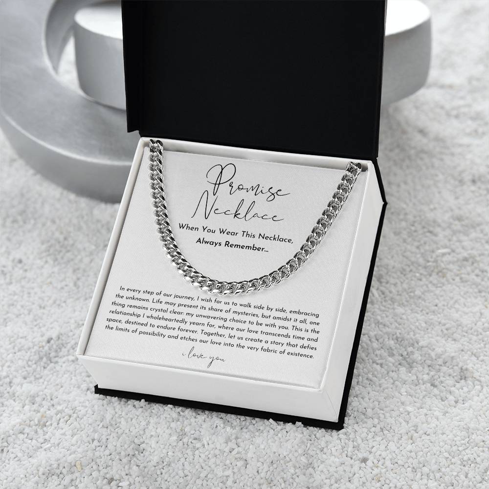 Promise Necklace For Him - Image 6