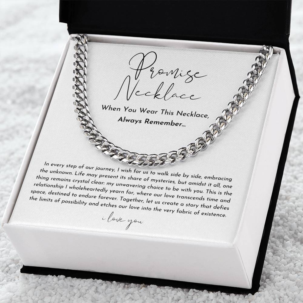 Promise Necklace For Him - Image 8