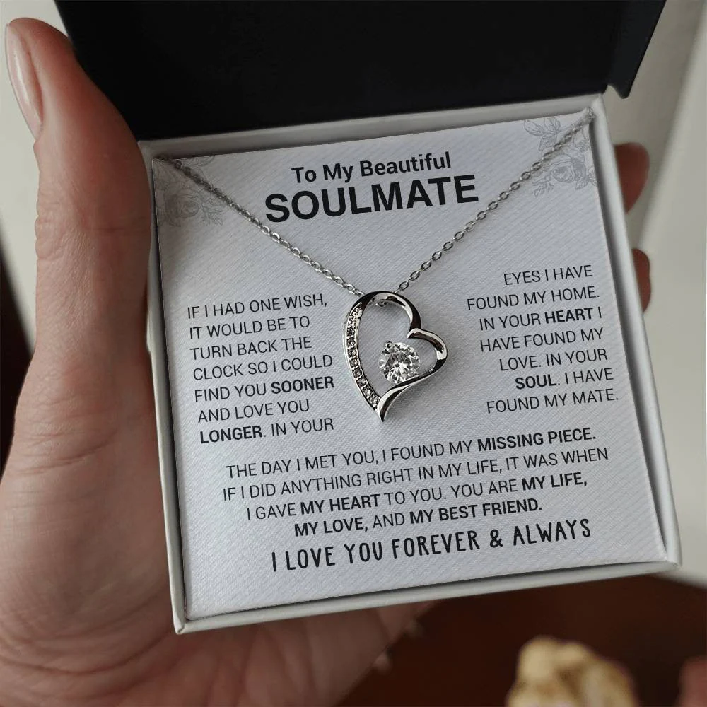To My Beautiful Soulmate Necklace - Image 3