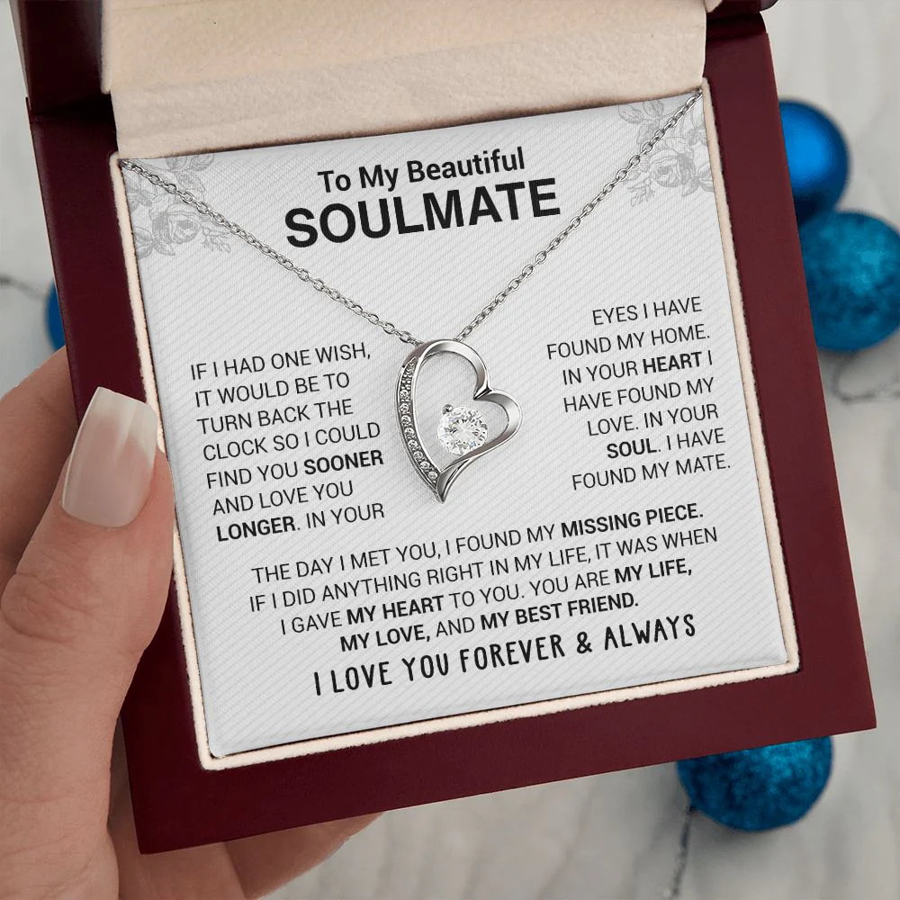 To My Beautiful Soulmate Necklace - Image 6