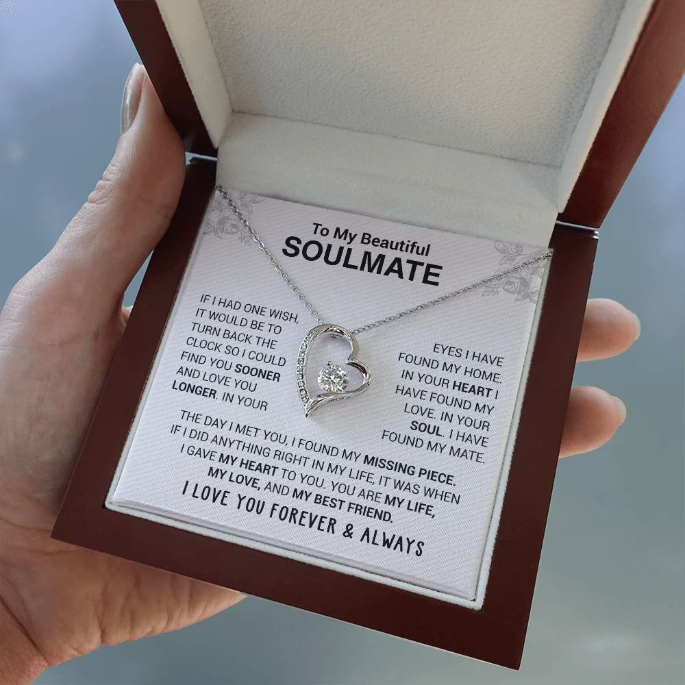 To My Beautiful Soulmate Necklace - Image 7
