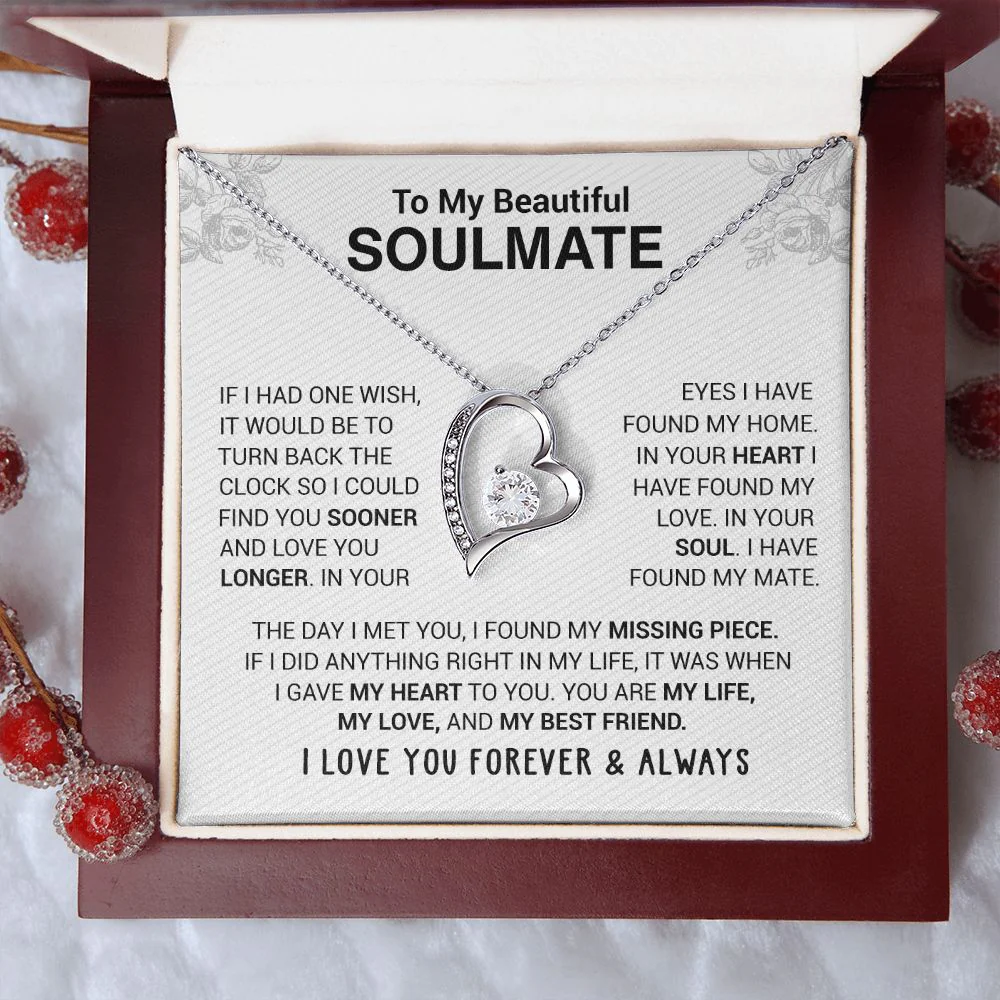 To My Beautiful Soulmate Necklace - Image 8