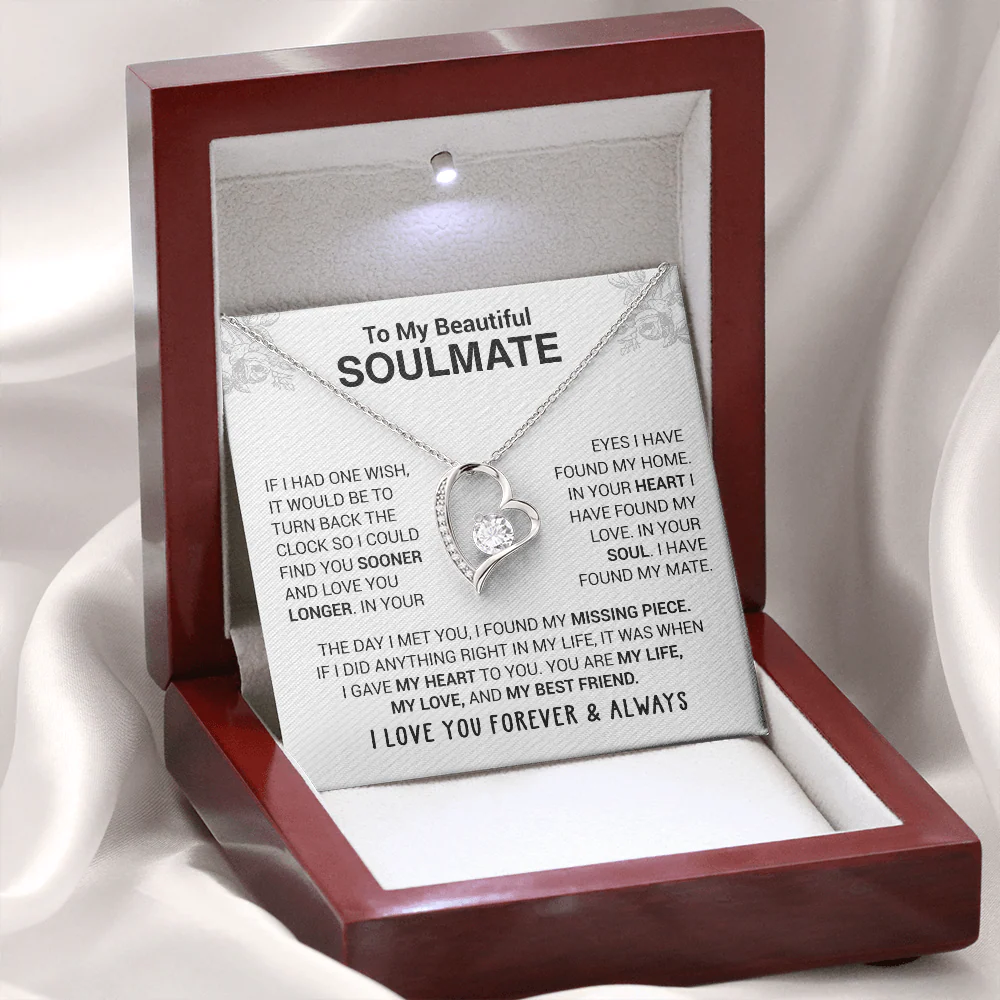 To My Beautiful Soulmate Necklace - Image 9